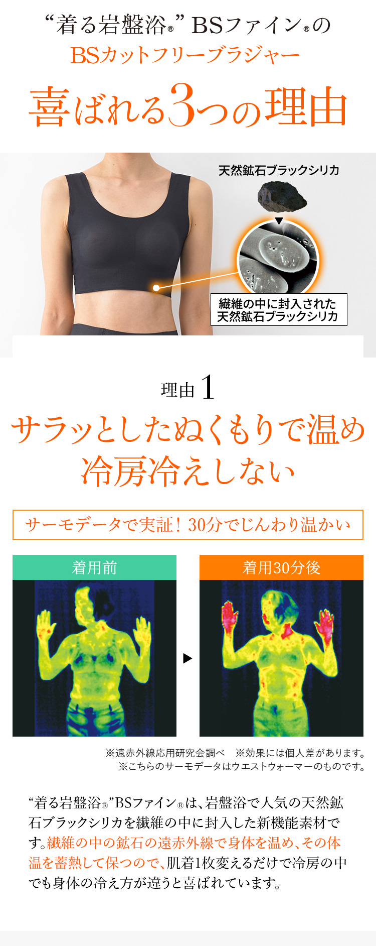 サラッとした温かさなので 汗ばんでもベタつかない 