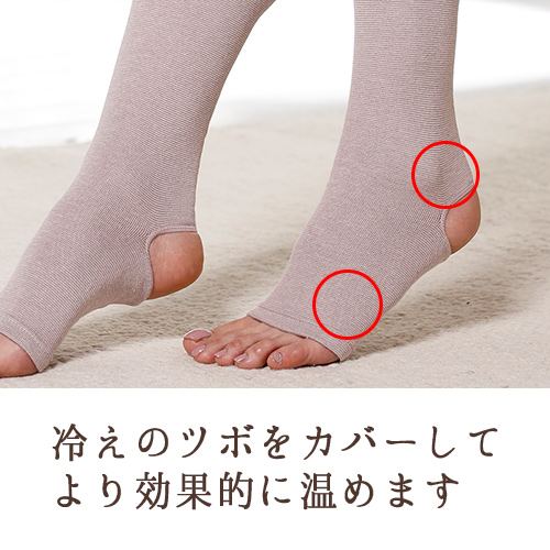 冷えのツボをしっかりカバー