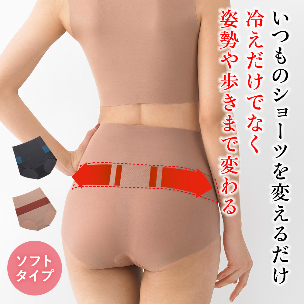 腰楽々ショーツソフト / M / ベージュ