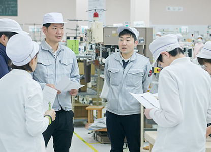 心も環境も整え不良率はわずか0.5%