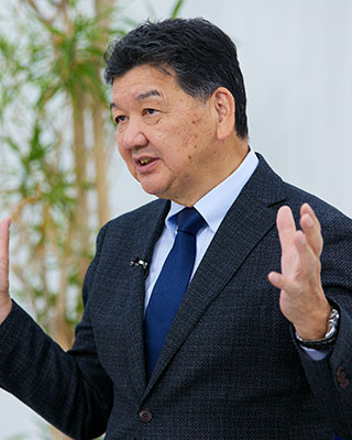 加茂繊維株式会社取締役会長 角野充俊