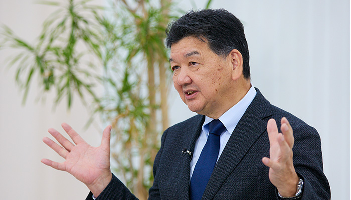 加茂繊維株式会社取締役会長 角野充俊