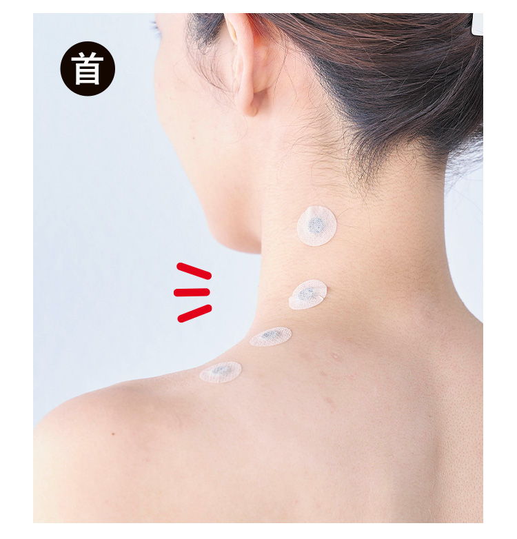 首筋への使用例。