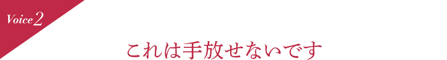 Voice2 これは手放せないです