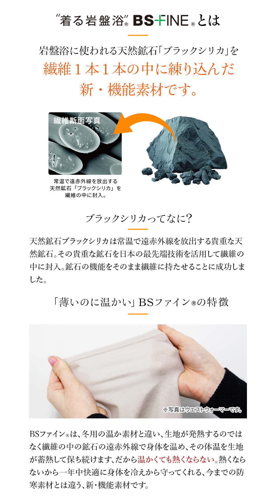 着る岩盤浴 BS-FINEとは