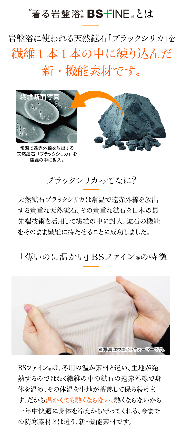 着る岩盤浴 BS-FINEとは