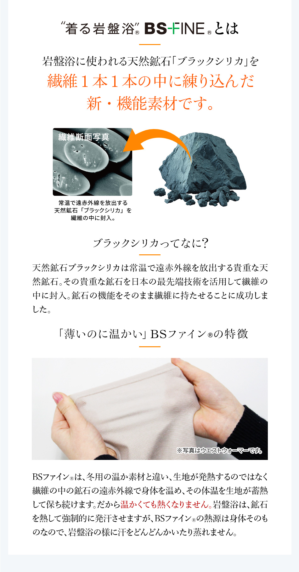 着る岩盤浴 BS-FINEとは