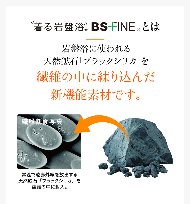 “着る岩盤浴”®BS-FINE®とは