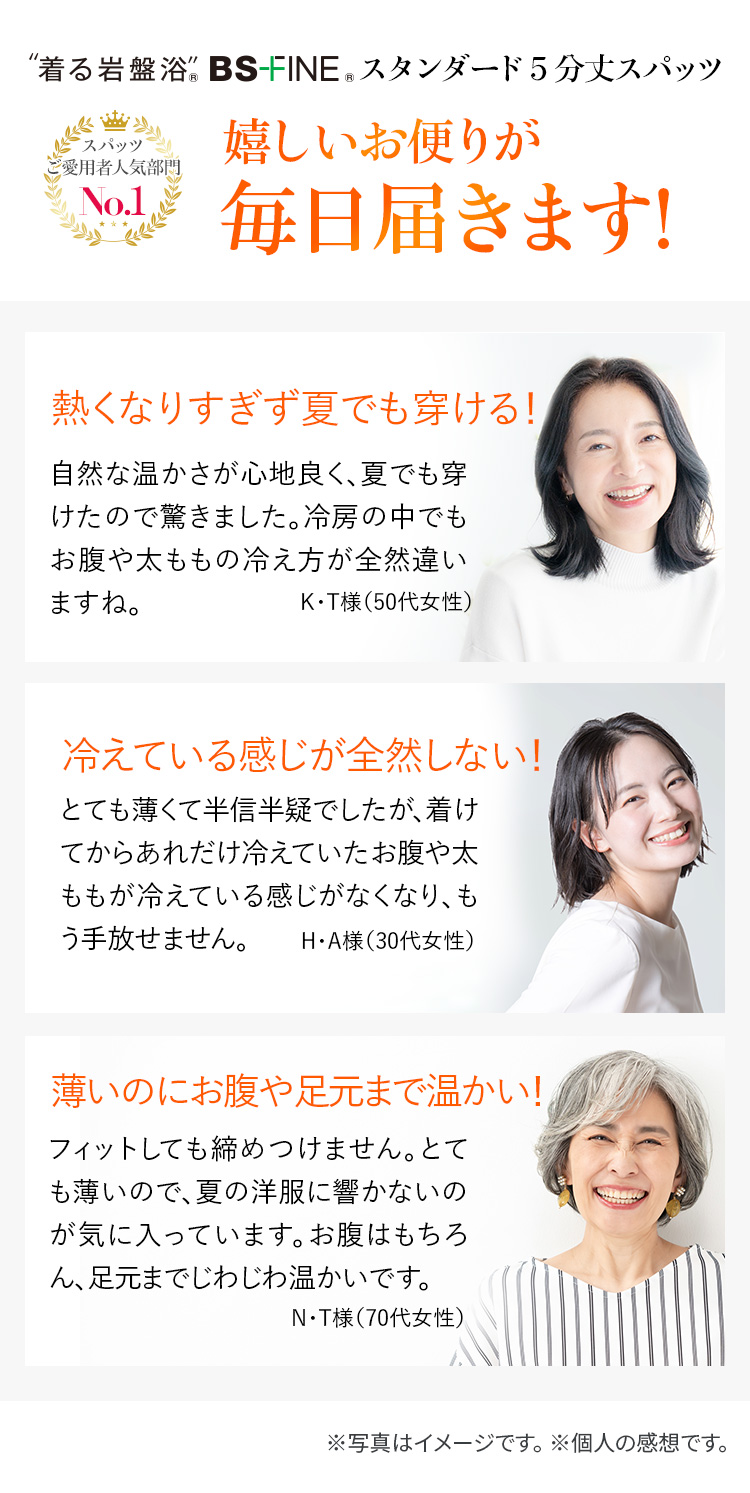 嬉しいお便りが毎日届きます!