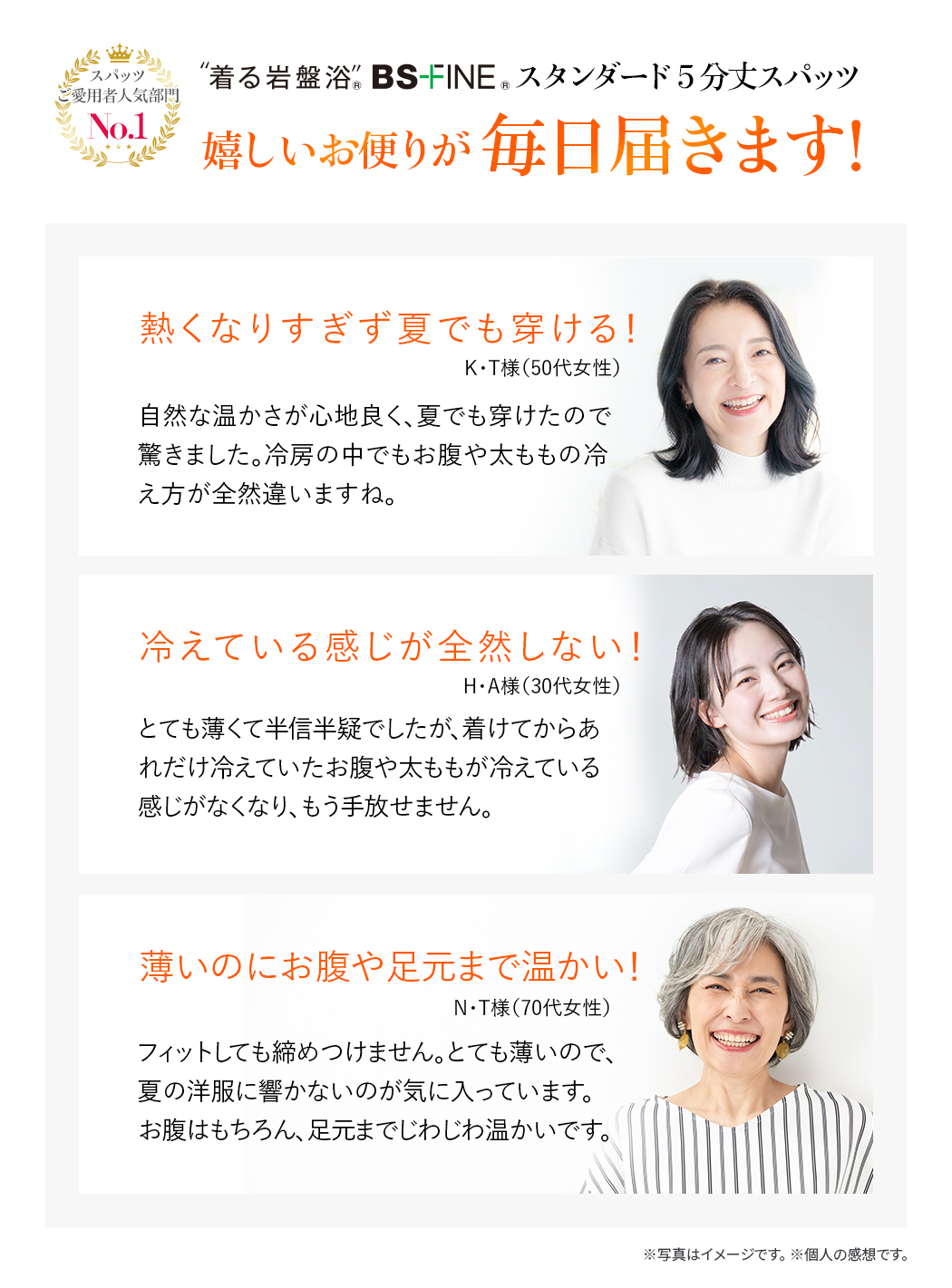 嬉しいお便りが毎日届きます!