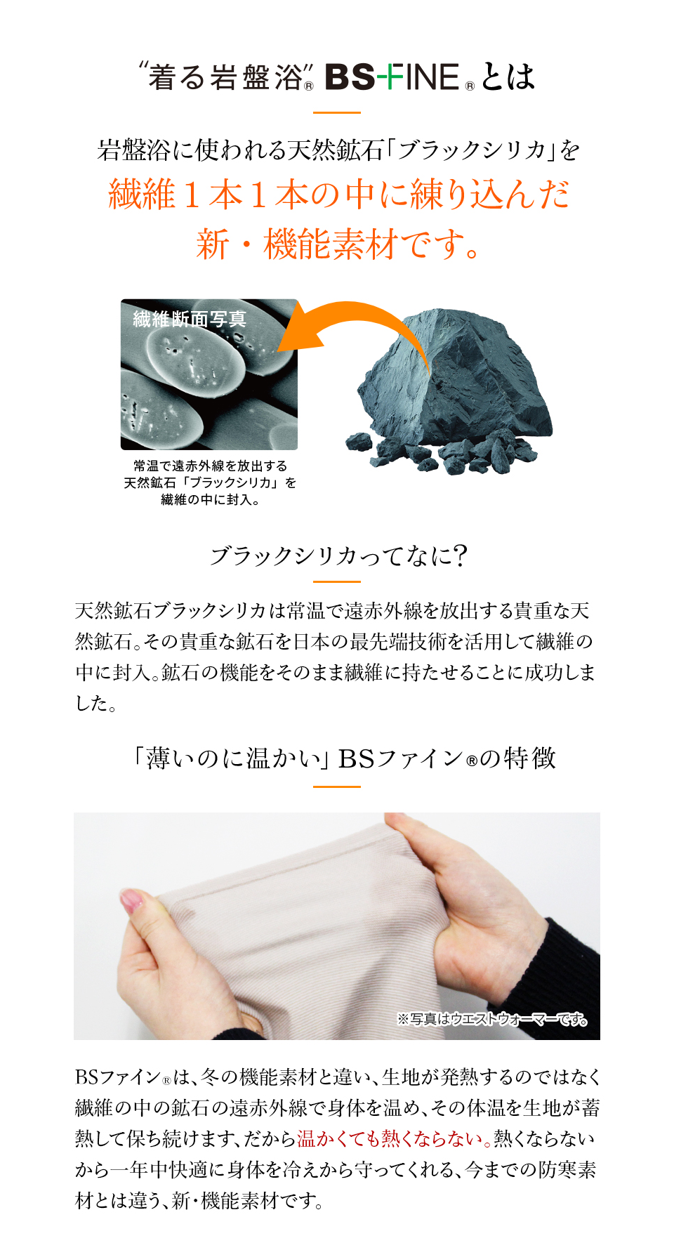 着る岩盤浴®︎ BS-FINE®︎とは