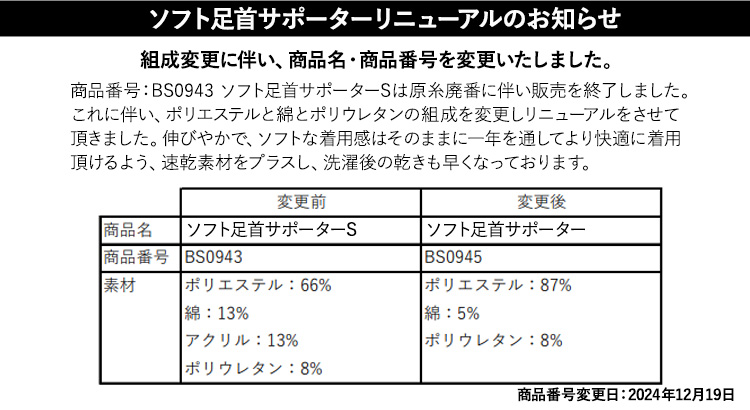 組成変更に伴い商品番号変更いたしました